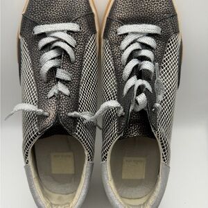 Dolce VitaStylish Black and Silver Sneakers women’s size 9